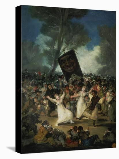 Das Begraebnis Der Sardine. Karnevalsszene, um 1812/1819-Francisco de Goya-Premier Image Canvas