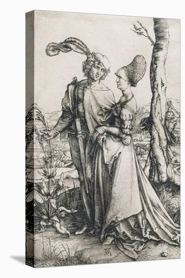 Das Liebespaar und der Tod (Der Spaziergang). Um 1498-Albrecht Durer-Premier Image Canvas