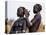 Dassanech Girl Braids Her Sister's Hair at Her Village in the Omo Delta-John Warburton-lee-Premier Image Canvas