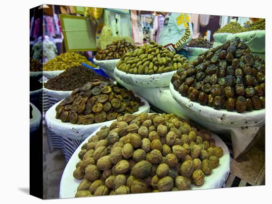 Dates, Walnuts and Figs For Sale in the Souk of the Old Medina of Fez, Morocco, North Africa-Michael Runkel-Premier Image Canvas