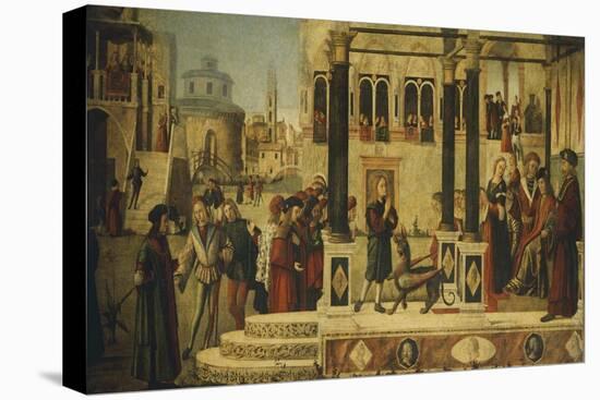 Daughter of Emperor Gordian Is Exorcised by St. Tryphon, 1507-Vittore Carpaccio-Premier Image Canvas