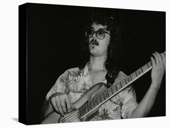 Dave Carpenter, Bass Guitarist with Buddy Richs Band, at the Royal Festival Hall, London, 1985-Denis Williams-Premier Image Canvas