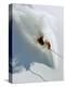 Dave Richards Skiing in Deep Powder Snow-Lee Cohen-Premier Image Canvas