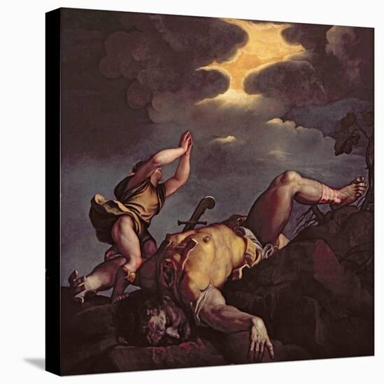 David and Goliath-Titian (Tiziano Vecelli)-Premier Image Canvas