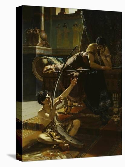 David and Saul, 1885-Julius Kronberg-Premier Image Canvas