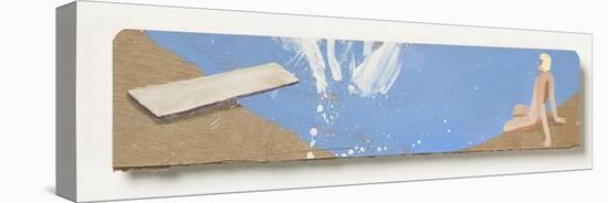 David Hockney Sees the Big Splash, 2016-Holly Frean-Premier Image Canvas