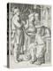 David Playing the Harp before Saul, C. 1508-Lucas van Leyden-Premier Image Canvas