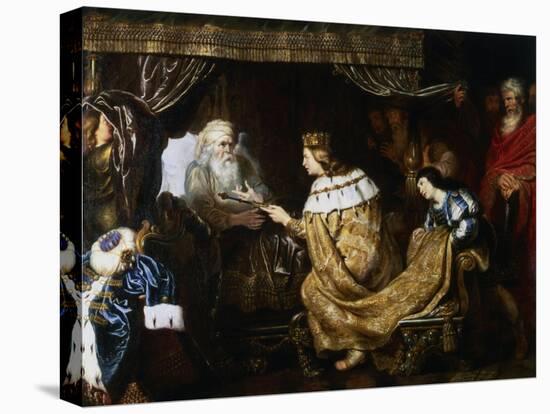 David Presenting the Sceptre to Solomon, Early 17th Century-Cornelis de Vos-Premier Image Canvas