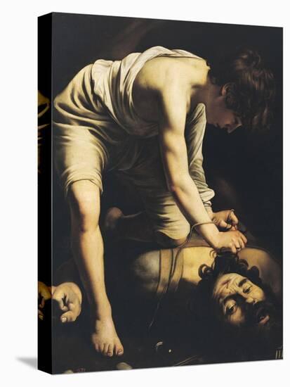 David Victorious over Goliath, circa 1600-Caravaggio-Premier Image Canvas
