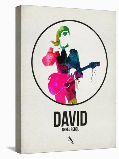 David Watercolor-David Brodsky-Stretched Canvas