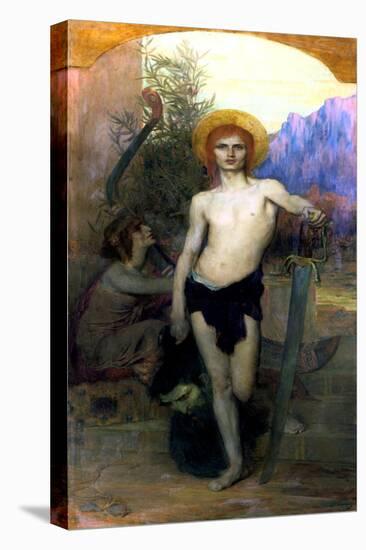 David with the Head of Goliath, 1894-Georges-Auguste-Elie Lavergne-Premier Image Canvas