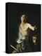 David with the Head of Goliath-Caravaggio-Stretched Canvas