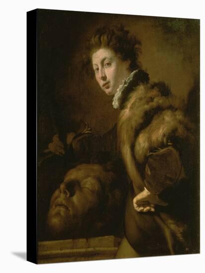 David with the Head of Goliath-Domenico Fetti or Feti-Premier Image Canvas