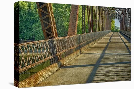 Davis Ferry Bridge over the Wabash River, Tippecanoe Township, Indiana-Rona Schwarz-Premier Image Canvas