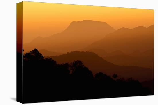 Davis Mountains at Sunrise in West Texas, USA-Larry Ditto-Premier Image Canvas