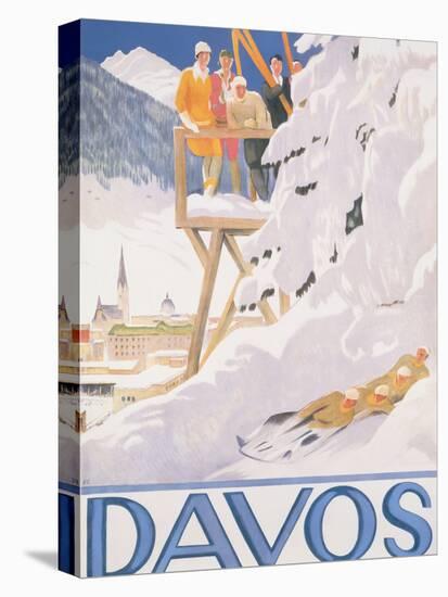 Davos, 1918 (lithograph)-Emil Cardinaux-Premier Image Canvas