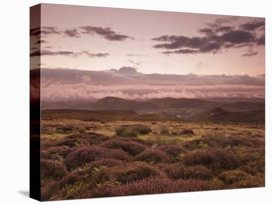 Dawn Above the Clouds on the Long Mynd Near Church Stretton, Shropshire, England, UK, Europe-Ian Egner-Premier Image Canvas