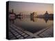 Dawn at the Golden Temple and Cloisters and the Holy Pool of Nectar, Punjab State, India-Jeremy Bright-Premier Image Canvas