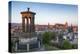 Dawn Breaks over the Dugald Stewart Monument Overlooking the City of Edinburgh, Lothian, Scotland-Andrew Sproule-Premier Image Canvas