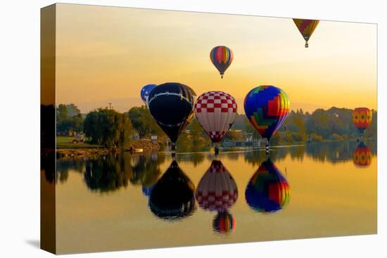 Dawn Light at Prosser Balloon Rally, Prosser, Washington, USA-Richard Duval-Premier Image Canvas