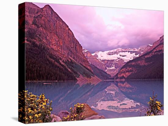 Dawn on Lake Louise, Alberta, Canada-Charles Sleicher-Premier Image Canvas