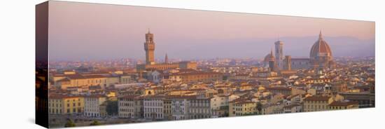 Dawn Over Florence Showing the Duomo and Uffizi, Tuscany, Italy-Lee Frost-Premier Image Canvas