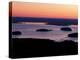 Dawn over Frenchman Bay, Acadia National Park, Maine, USA-Jerry & Marcy Monkman-Premier Image Canvas