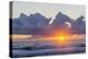 Dawn over the Atlantic Ocean at Coast Guard Beach , Eastham, Massachusetts-Jerry and Marcy Monkman-Premier Image Canvas