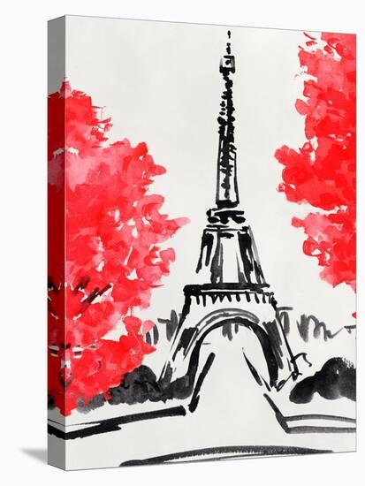 Day in Paris I-Annie Warren-Stretched Canvas