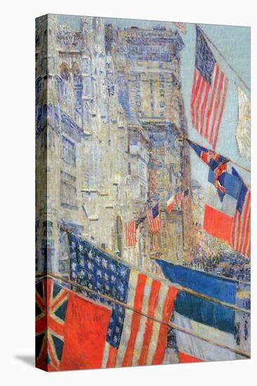 Day of Allied Victory, 1917-Childe Hassam-Stretched Canvas