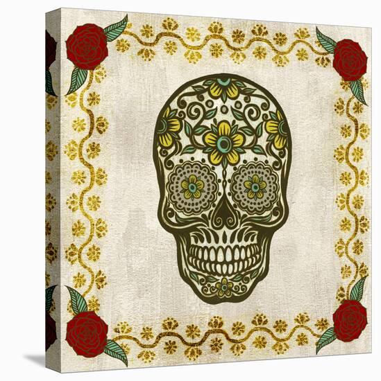 Day of the Dead II-Grace Popp-Stretched Canvas