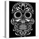 Day of the Dead Skull-lineartestpilot-Premier Image Canvas