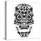 Day of the Dead Skull-lineartestpilot-Stretched Canvas