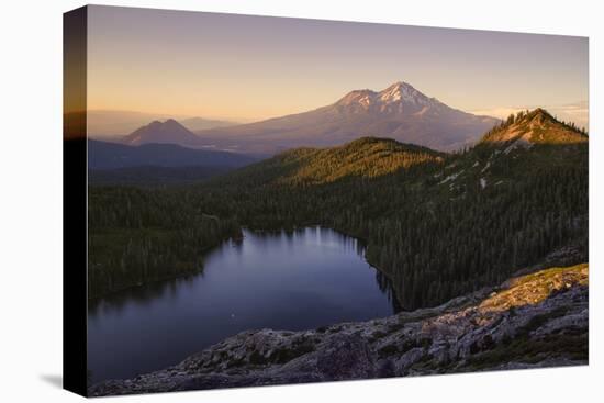 Day's End at Castle Lake Overlook Mount Shasta Northern California-Vincent James-Premier Image Canvas