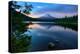 Day's End at Trillium Lake Reflection, Summer Mount Hood Oregon-Vincent James-Premier Image Canvas