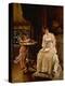 Daydream by Alfred Emile Stevens-Alfred Emile Stevens-Premier Image Canvas