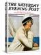 "Daydreams at Sea," Saturday Evening Post Cover, March 20, 1926-Clarence F. Underwood-Premier Image Canvas