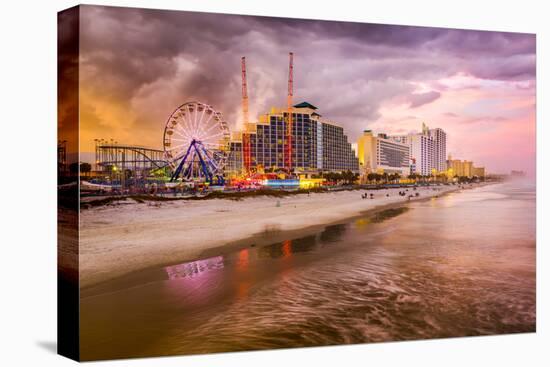 Daytona Beach, Florida, USA Beachfront Skyline.-SeanPavonePhoto-Premier Image Canvas