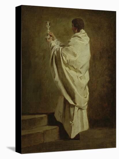 Deacon Holding a Chalice, C.1743-47 (Oil on Canvas)-Pierre Subleyras-Premier Image Canvas