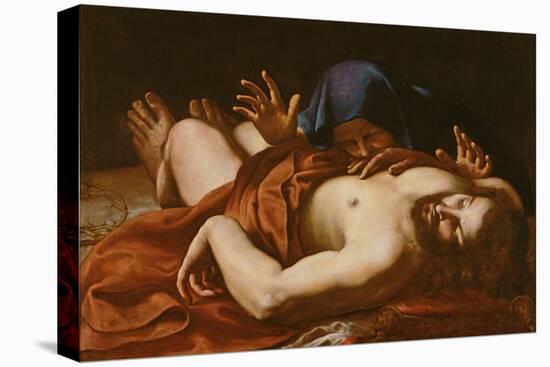 Dead Christ (Oil on Canvas)-Italian School-Premier Image Canvas