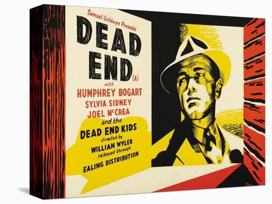 Dead End, UK Movie Poster, 1937-null-Stretched Canvas