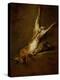 Dead Hare with Poweder Flask and Game-Bag, 1730-Jean-Baptiste Simeon Chardin-Premier Image Canvas