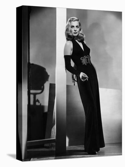 Dead Reckoning, Lizabeth Scott, Modeling a Gown by Jean Louis, 1947-null-Stretched Canvas