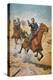 Dead Sure: A U.S. Cavalry Trooper in the 1870S-Charles Schreyvogel-Premier Image Canvas