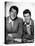 DEAN MARTIN AND JERRY LEWIS in the 50's (b/w photo)-null-Stretched Canvas