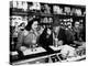 Deanna Durbin having Ice Cream Soda at Counter with Eddie Cantor During Visit to the City-Alfred Eisenstaedt-Premier Image Canvas