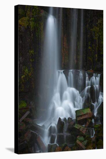 Deatailed Abstract Of Waterfalls In Iceland-Joe Azure-Stretched Canvas