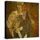 Death and Mann, Tod Und Mann or Selbstseher (II)-Egon Schiele-Premier Image Canvas