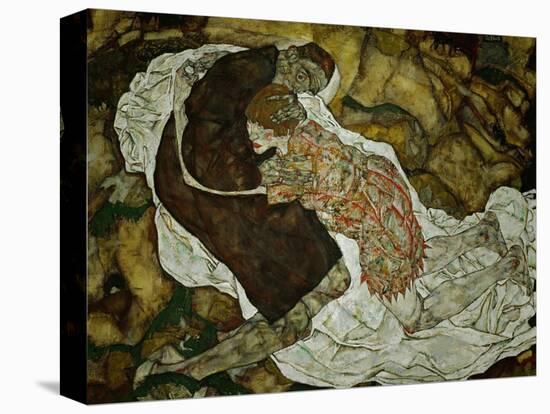 Death and the Maiden, 1915-Egon Schiele-Premier Image Canvas