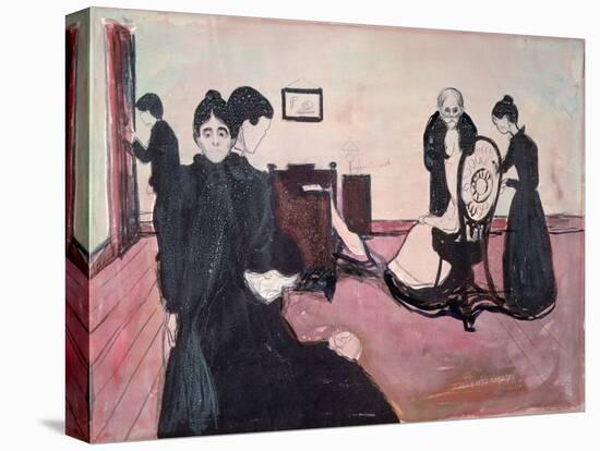 Death in the Sickroom-Edvard Munch-Premier Image Canvas